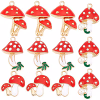 3398 Berlocker emaljerade svampar