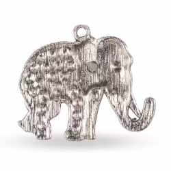 3400 Hänge kristallstrass elefant 1stk