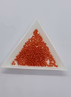 Toho 11/0 ( 65B ) silverlined röd 40gram