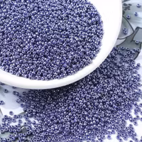 RR0434 Miyuki seed beads opaque eggplant luster 11/0, 10gram