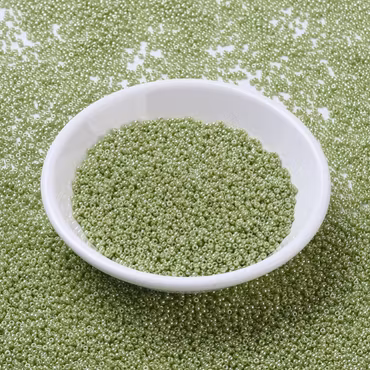 RR0439 Miyuki seed beads opaque Chartreuse luster 11/0, 10gram