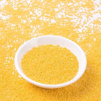 RR0422D Miyuki seed beads opaque yellow luster 11/0, 10gram