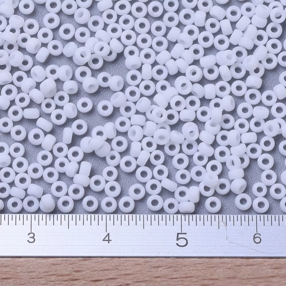 RR402F Miyuki seed beads matt vit 11/0, 10gram