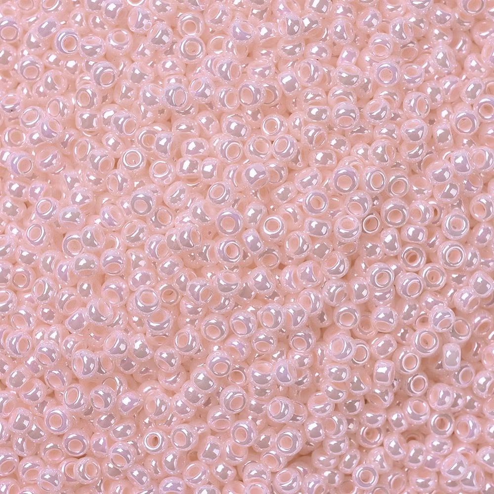 RR0427 Miyuki seed beads opaque light pink luster 11/0, 10gram