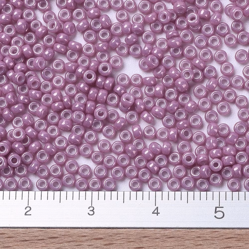 RR1867 Miyuki seed beads opaque dark orchid luster 11/0, 10gram