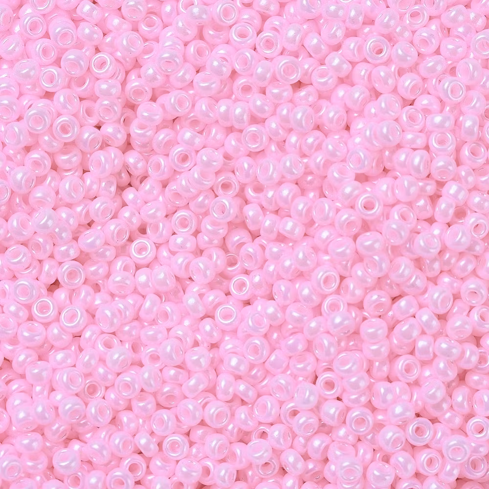 RR0428 Miyuki seed beads opaque baby pink luster 11/0, 10gram