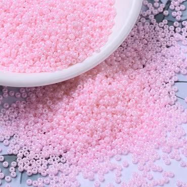 RR0428 Miyuki seed beads opaque baby pink luster 11/0, 10gram