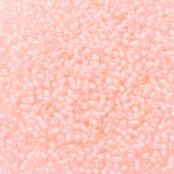 Toho 11/0 ( 967 ) inside color crystal/neon rosaline lined 11/0, 10gram