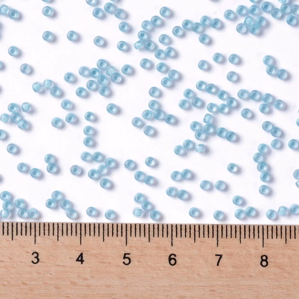 Toho 11/0 ( 976 ) inside color crystal/ice blue lined 11/0, 10gram