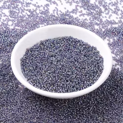 RR1024 Miyuki seed beads silverlined Amethyst ab 11/0, 10gram