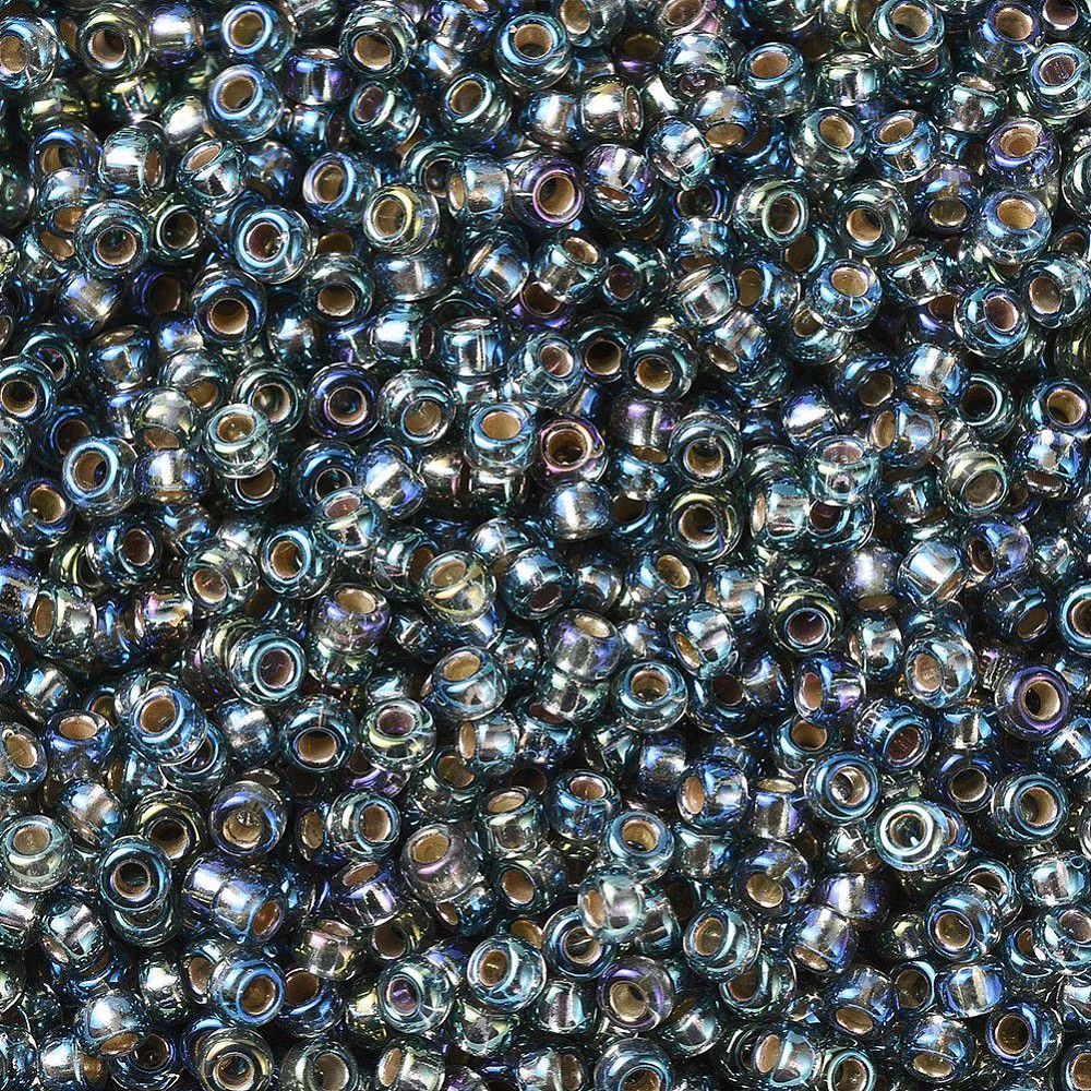 RR1021 Miyuki seed beads silverlined grey 11/0, 10gram