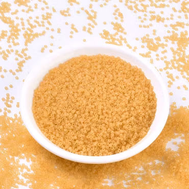 RR132F Miyuki seed beads matt light topaz 11/0, 10gram