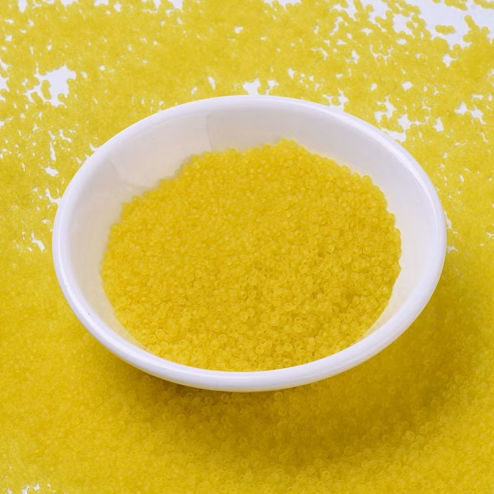RR136F Miyuki seed beads matt transparent yellow 11/0, 10gram