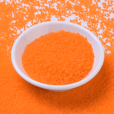 RR138F Miyuki seed beads matt transparent orange 11/0, 10gram