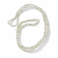 3505 Glaspärla fasett rund electro 2x2mm GRÖN