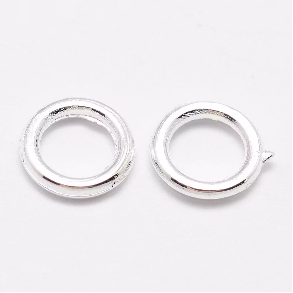 P04 Bindring silver HEL 5x1mm 50stk