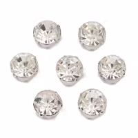 3896 Monteés sypåpärlor 201 rostfritt stål 8,1mm 15 stk