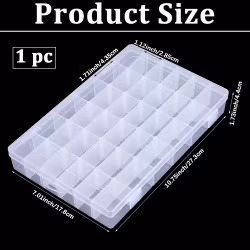 3922 Förvaringslåda 36 burkar justerbara avdelare