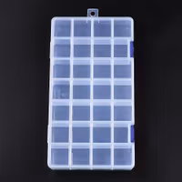 3923 förvaringslåda 28 fasta fack i polypropylen plast