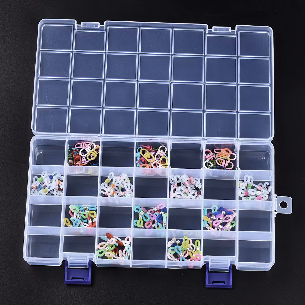 3923 förvaringslåda 28 fasta fack i polypropylen plast