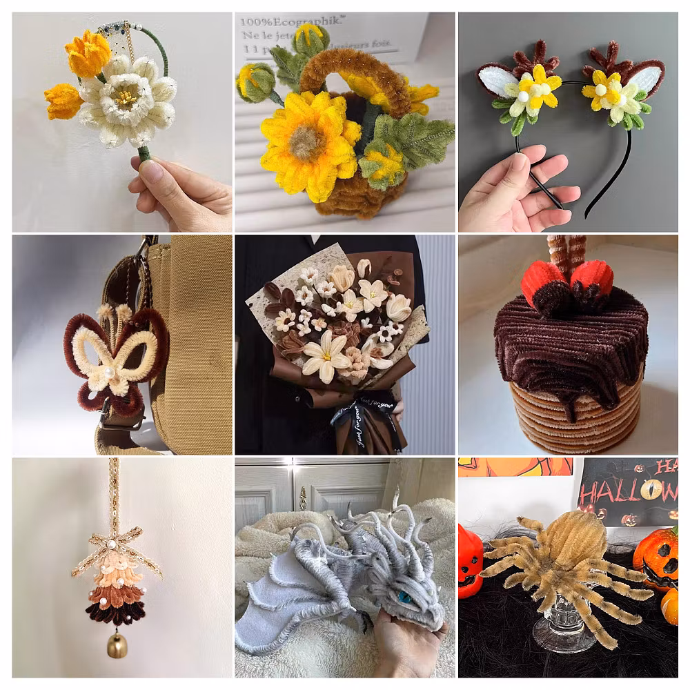 3925 Piprensare 7 färger totalt 210 stk