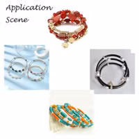 3928 memorywire platium 5,5cm x 0,6mm 22 gauge, 50 varv