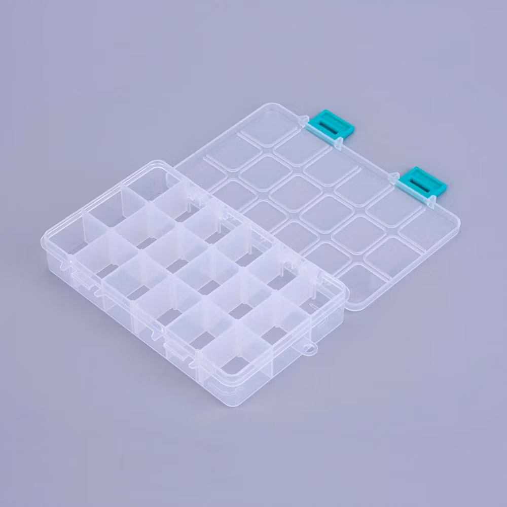 3940 Förvaringslåda i plast med 18 justerbara fack