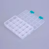 3940 Förvaringslåda i plast med 18 justerbara fack