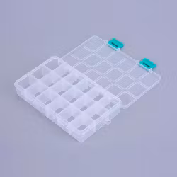 3940 Förvaringslåda i plast med 18 justerbara fack