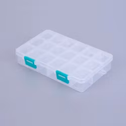 3940 Förvaringslåda i plast med 18 justerbara fack