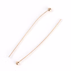 3942 Bollpinnar guld 30mm, 100stk