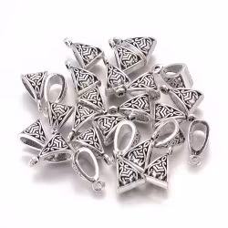 3943 Bail/berlockhänge tibetansk 15x10mm 10stk