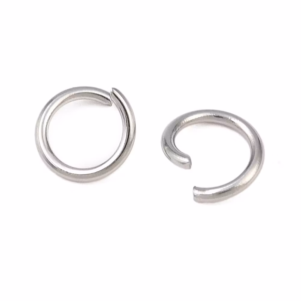 3950 Bindring rostfritt stål 6x0,8mm 100 stk