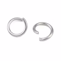 3950 Bindring rostfritt stål 6x0,8mm 100 stk