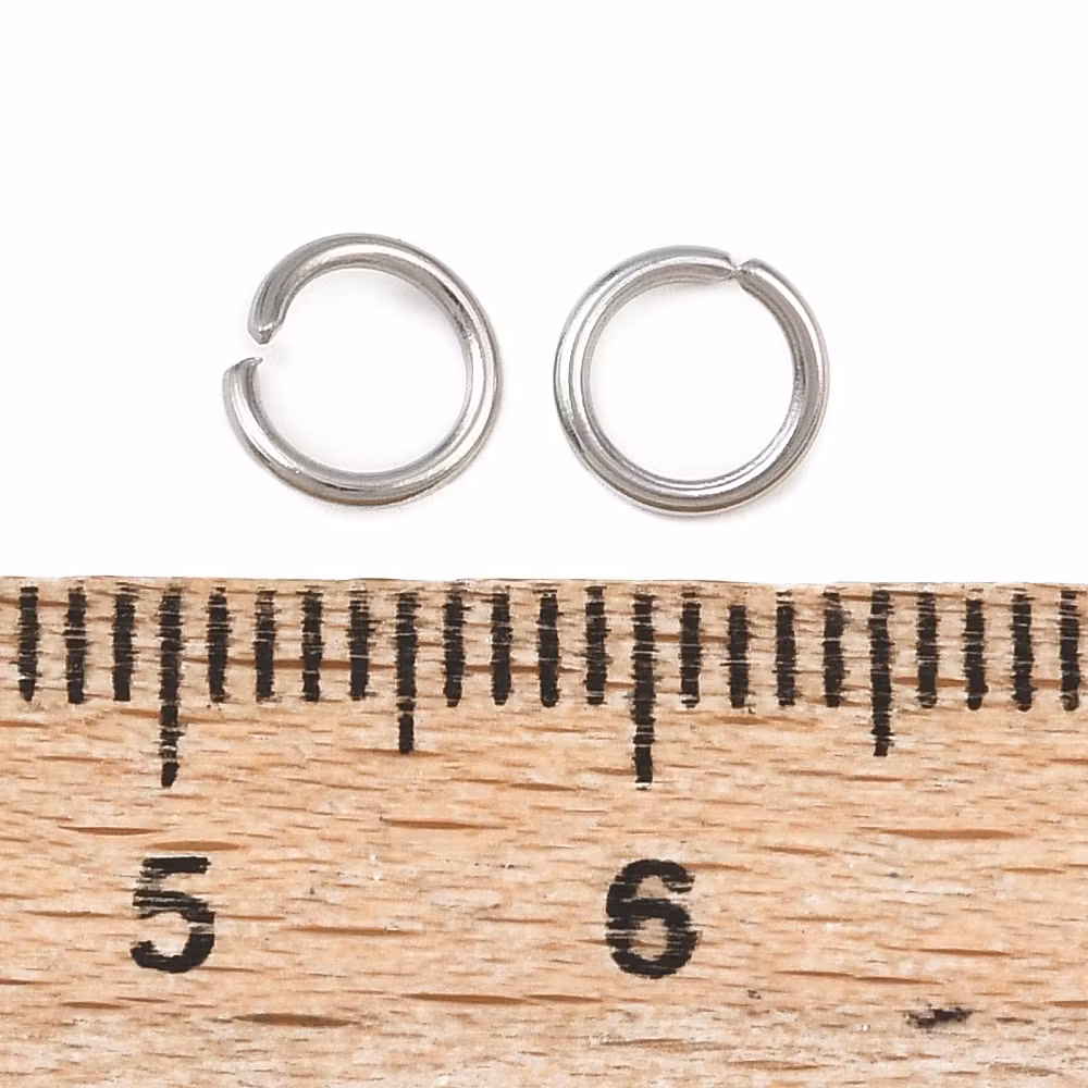 3950 Bindring rostfritt stål 6x0,8mm 100 stk