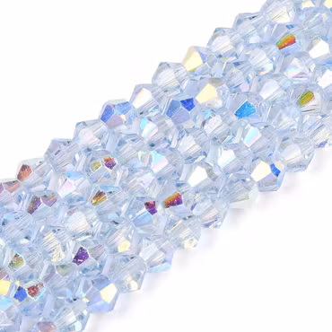 3961 Bicone glas light blue 4mm