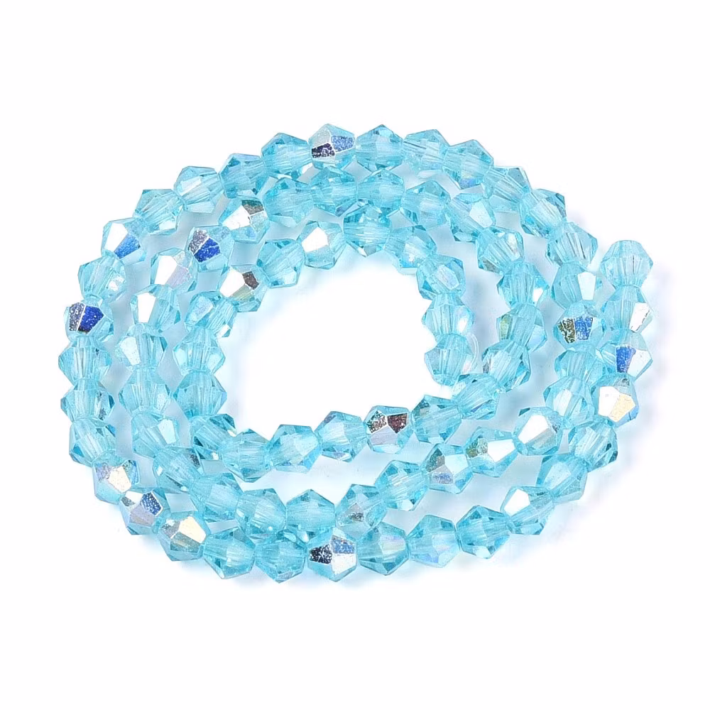 3960 Bicone glas sky blue 4mm