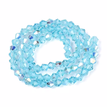 3960 Bicone glas sky blue 4mm