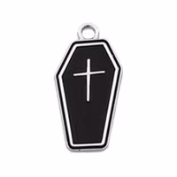 3974 Berlock emaljerad kista 25x13mm