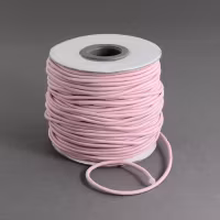4010 Elastisk nylon tråd rund, rosa 2mm