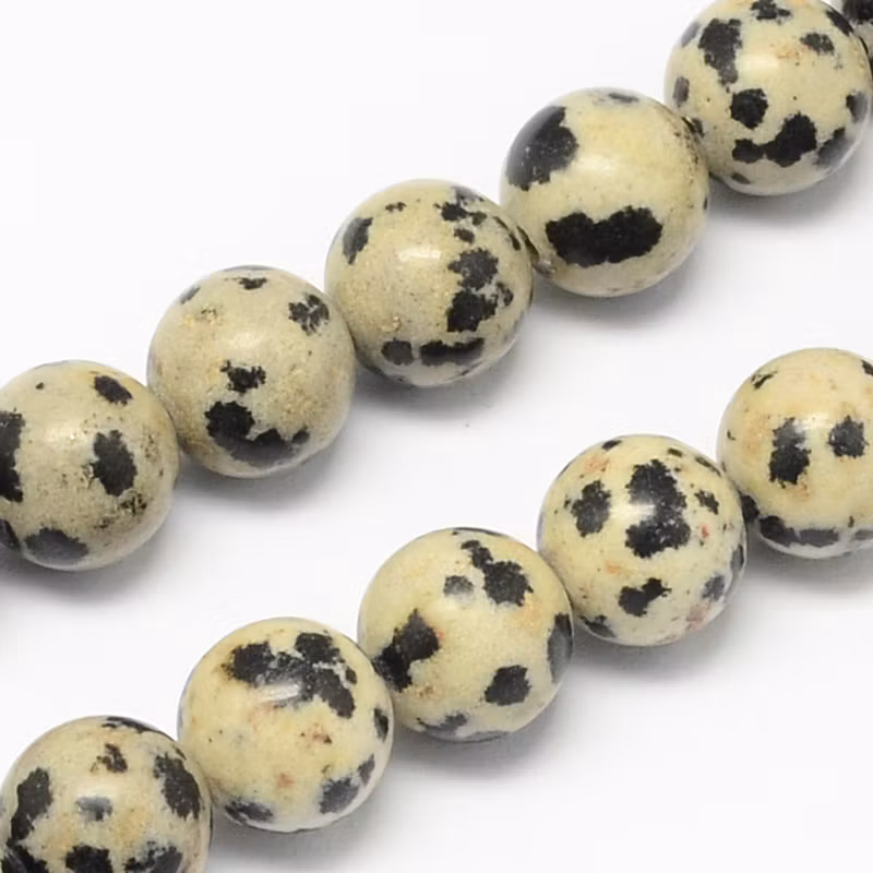 4013 Naturlig Dalmatiner jasper 4mm