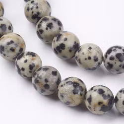 4014 Naturlig Dalmatiner jasper 8 mm