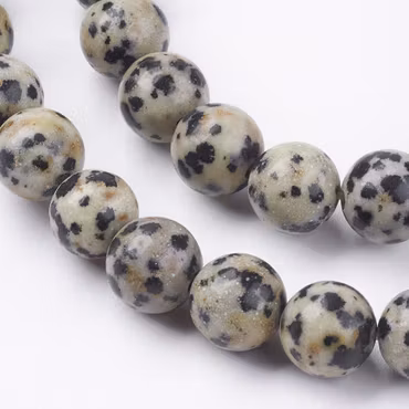 4014 Naturlig Dalmatiner jasper 8 mm