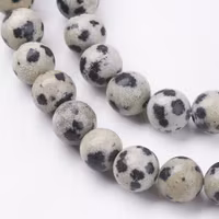 4015 Naturlig Dalmatiner jasper 6 mm