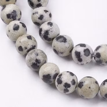 4015 Naturlig Dalmatiner jasper 6 mm