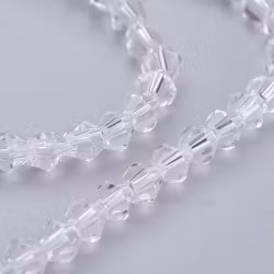 4026 Imiterad australiensisk kristall bicone 4mm clear