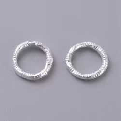 4045 Bindring silver HEL tvinnad 7,5mm 50stk