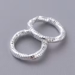 4045 Bindring silver HEL tvinnad 7,5mm 50stk