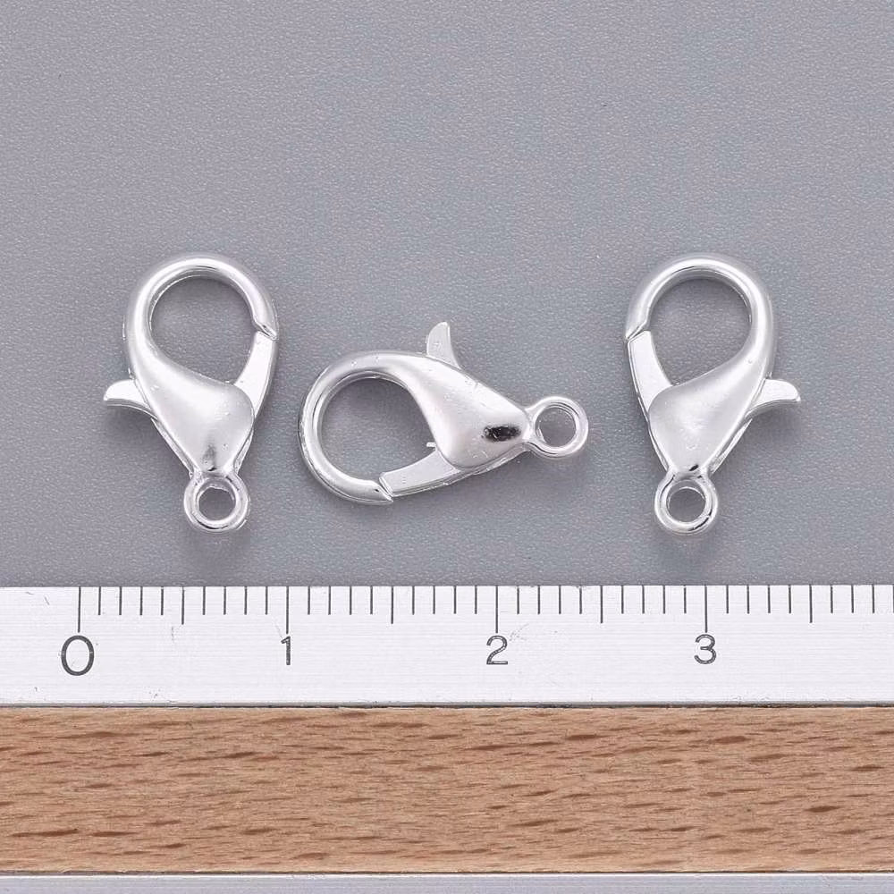 3108 Klo lås silver 14x8mm 20gram