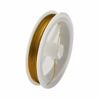 1936 Tiger tail wire 0,45mm 50m/rulle antikguld färg